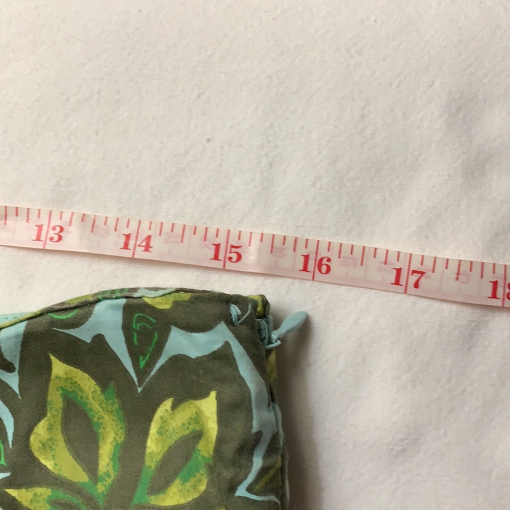 Merona Blue & Green Floral print cotton skirt - Picture 5 of 8